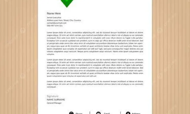 layout kop surat minimalis layout kop surat minimalis