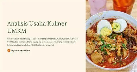 Analisis Pasar Kuliner Indonesia Analisis Pasar Kuliner Indonesia