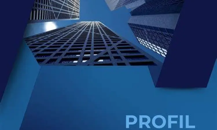 layout profil perusahaan modern