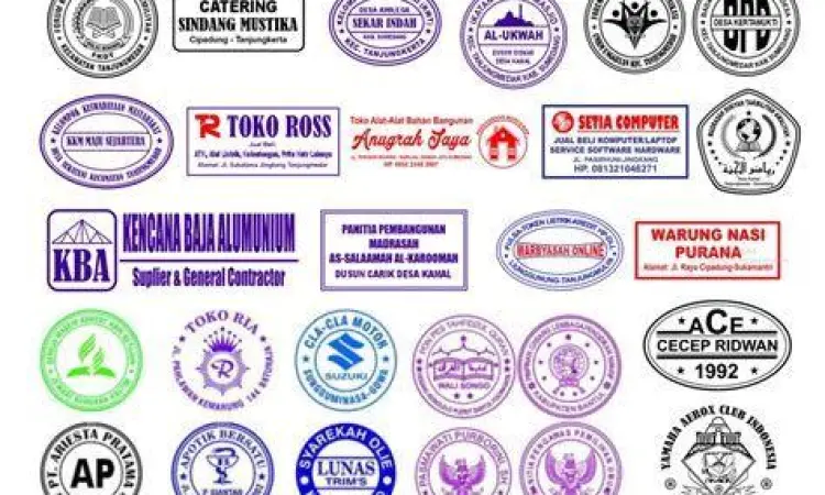 Stempel Perusahaan Indonesia