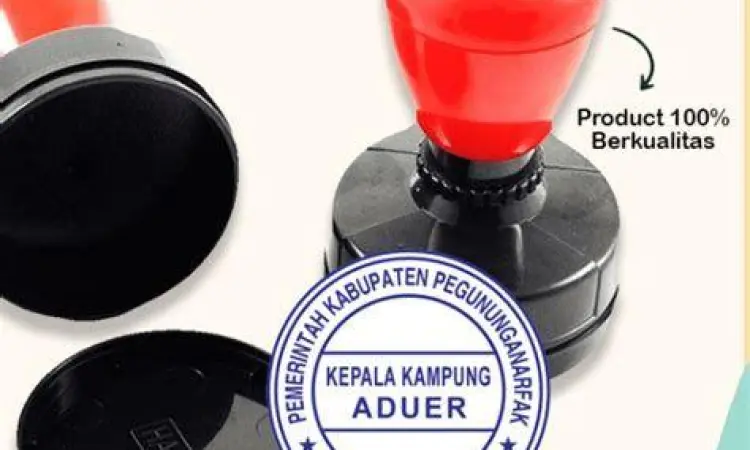 stempel bulat stempel bulat