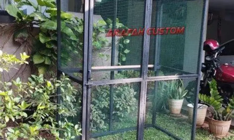 kandang aviary burung finch
