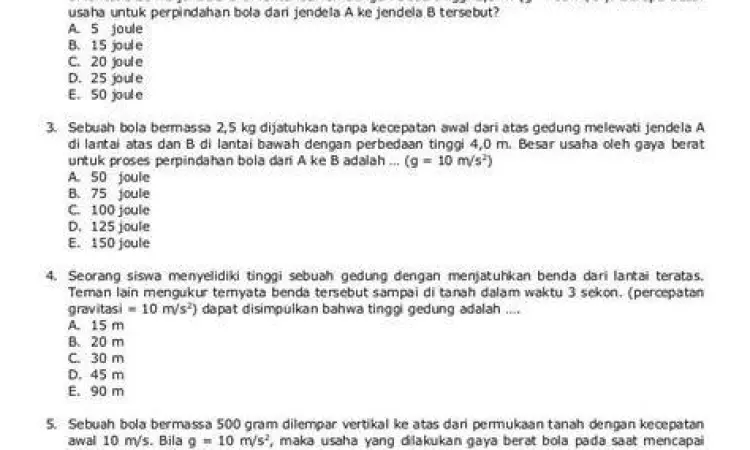 pembahasan soal fisika energi