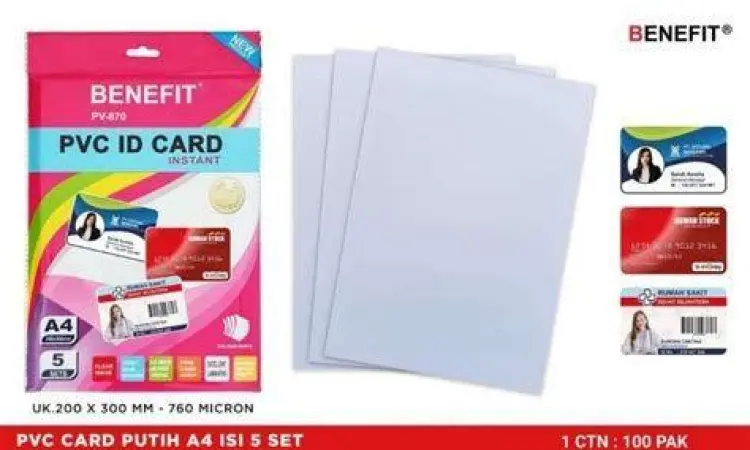 material kartu id card