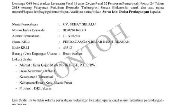 Pendaftaran OSS Pendaftaran OSS