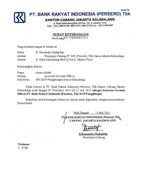 struktur surat keterangan kerja struktur surat keterangan kerja