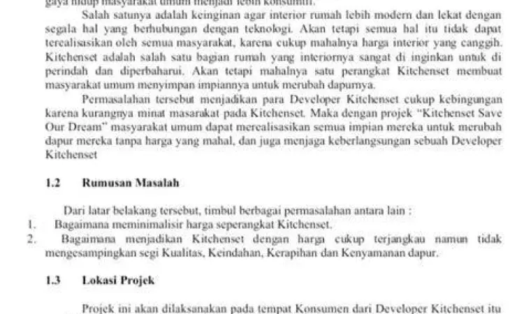 Struktur proposal perusahaan