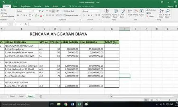 Rencana anggaran bisnis proposal Rencana anggaran bisnis proposal