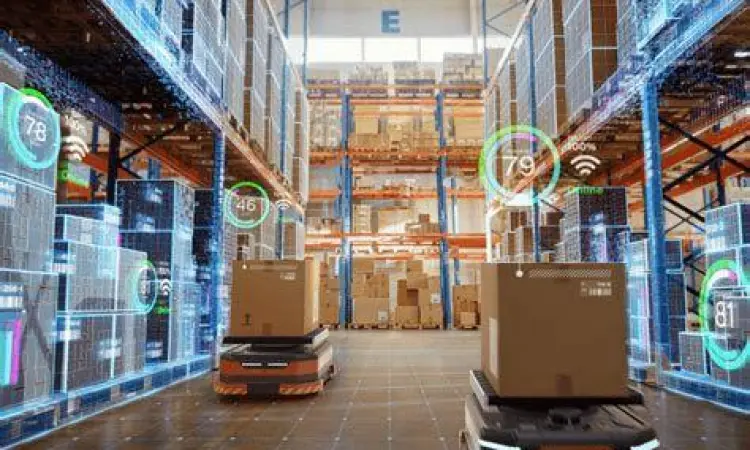 Gudang pintar dalam ekosistem manufaktur