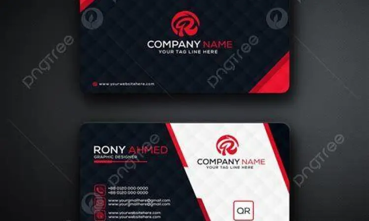 Desain kartu nama bisnis modern untuk usaha dagang