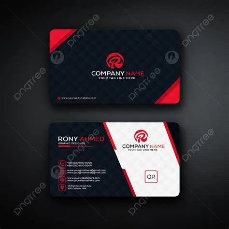 Desain Kartu Nama Modern Desain kartu nama bisnis modern untuk usaha dagang