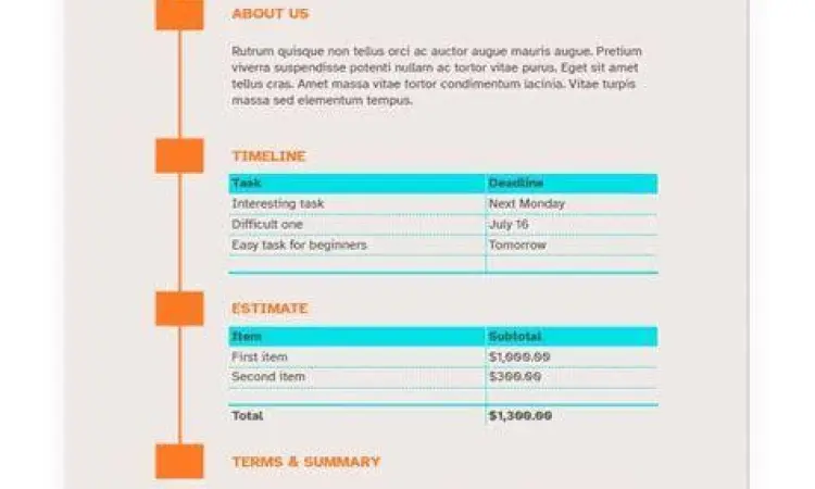 Struktur Proposal Bisnis Struktur proposal bisnis profesional untuk kerjasama