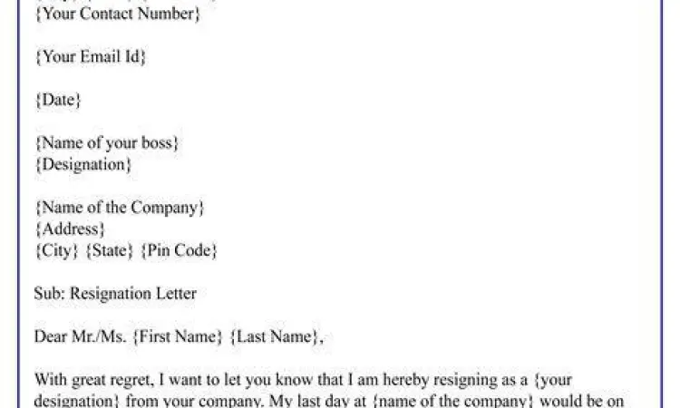 Menulis Surat Resign Proses penulisan contoh surat pengunduran diri dari perusahaan swasta