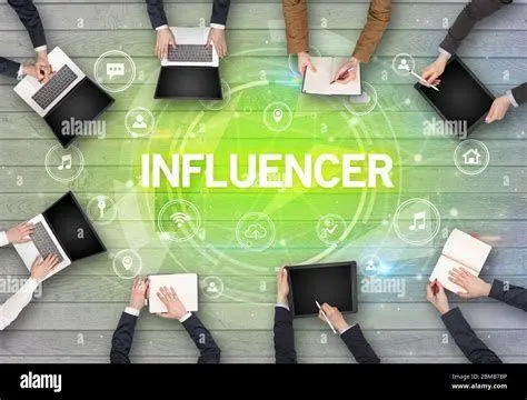 Kolaborasi Influencer Pertemuan bisnis dengan influencer media sosial