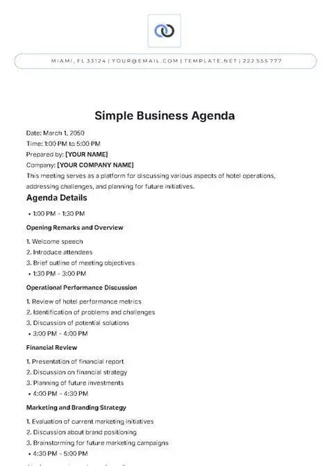 Digital Agenda Management Tampilan digital agenda rapat pada layar laptop