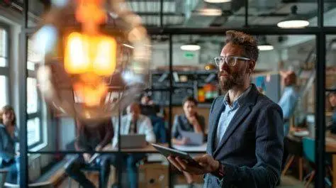 Presentasi Proposal Bisnis Pengusaha melakukan presentasi kepada investor