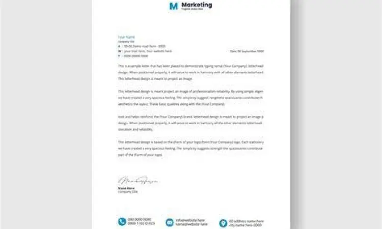 Creative Agency Letterhead Contoh kop surat agensi kreatif