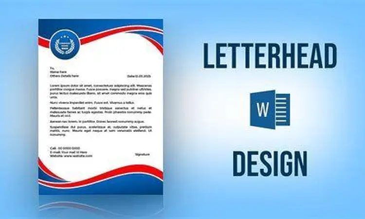 Word Letterhead Tutorial Tutorial membuat kop surat di Word