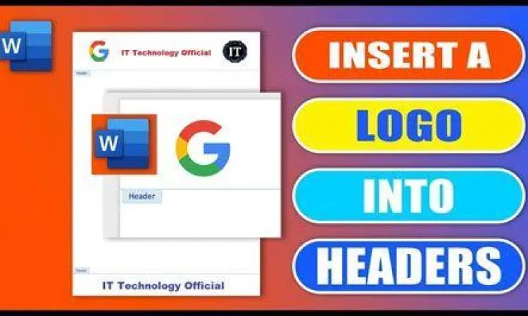 Input Logo Word Tutorial memasukkan logo ke dalam header word