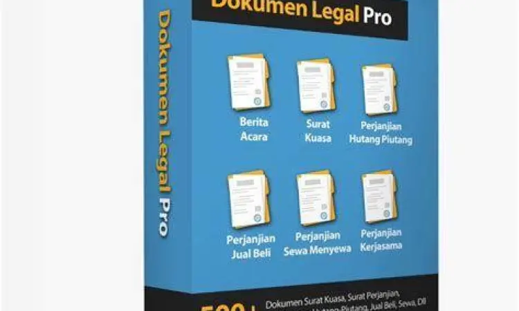 Tampilan format dokumen Word yang rapi untuk legalitas