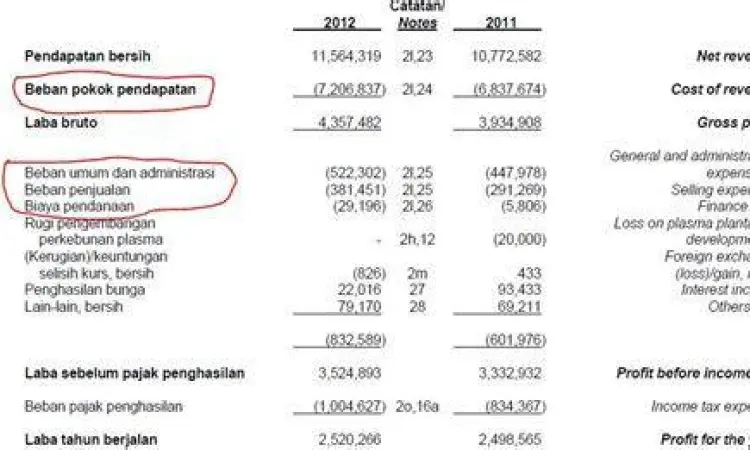 Analisis laba rugi untuk manajemen bisnis
