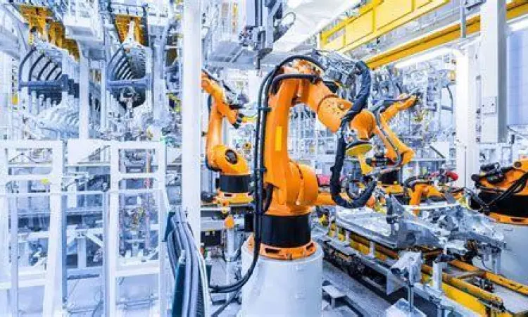 Lengan robotik dalam industri manufaktur modern