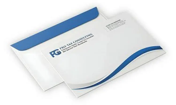 Inspirasi Desain Amplop Kantor Desain amplop surat kantor modern dengan skema warna korporat