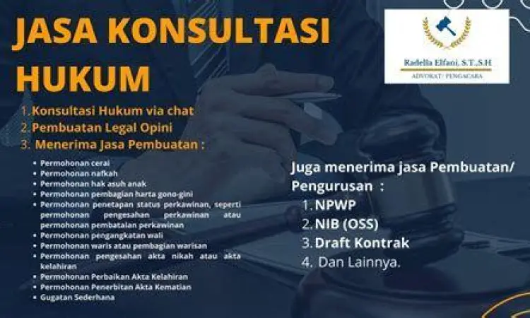 Konsultasi Hukum Bisnis Dua orang sedang berkonsultasi mengenai aspek hukum bisnis