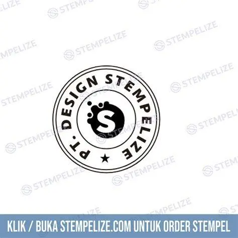 Komponen Stempel Perusahaan Diagram komponen wajib dalam stempel perusahaan resmi