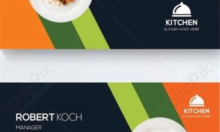 Elemen kunci dalam contoh kartu nama usaha makanan katering