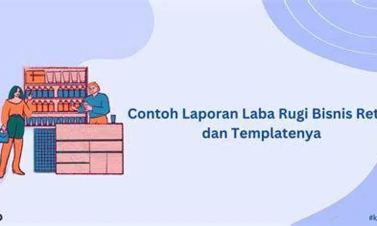 Analisis grafik laba rugi perusahaan retail