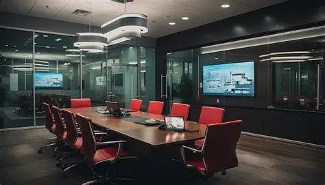 Strategi Bisnis Suasana rapat strategi bisnis yang menunjukkan visi masa depan