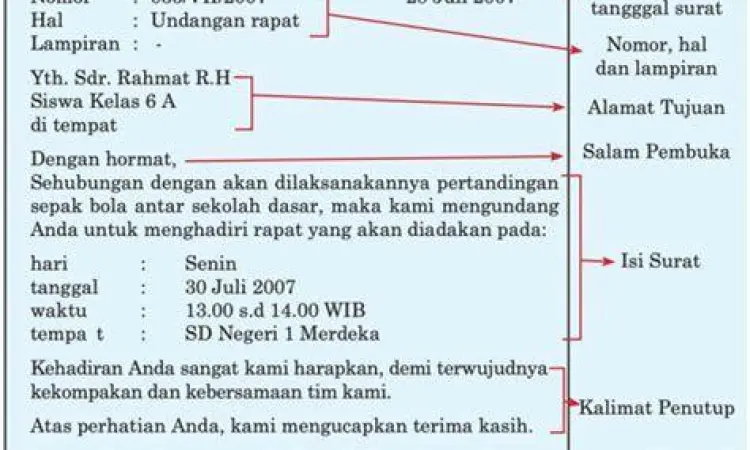Seorang staf sedang menyusun format surat permohonan bantuan