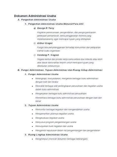 Persiapan Administrasi Modal Usaha Dokumen administrasi penting untuk pengajuan modal usaha perorangan