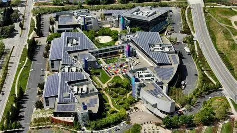 Google as a Subsidiary Suasana kantor pusat Google di Silicon Valley