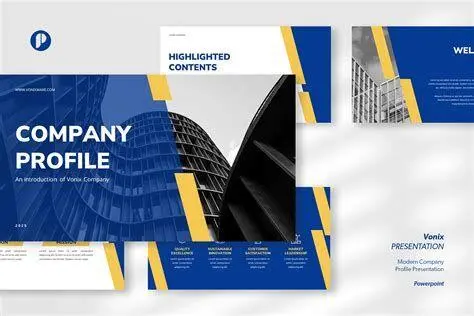 Desain Profil Perusahaan Struktur profil perusahaan profesional