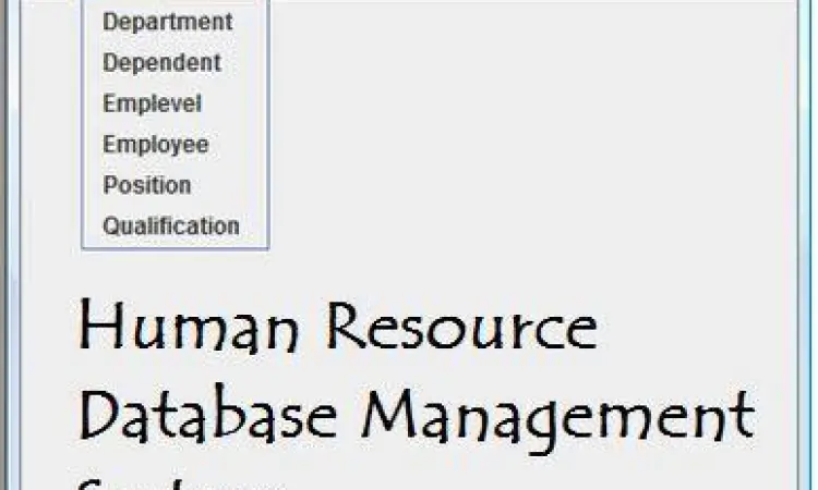 Dashboard HRIS Tampilan dashboard digital database human resource system