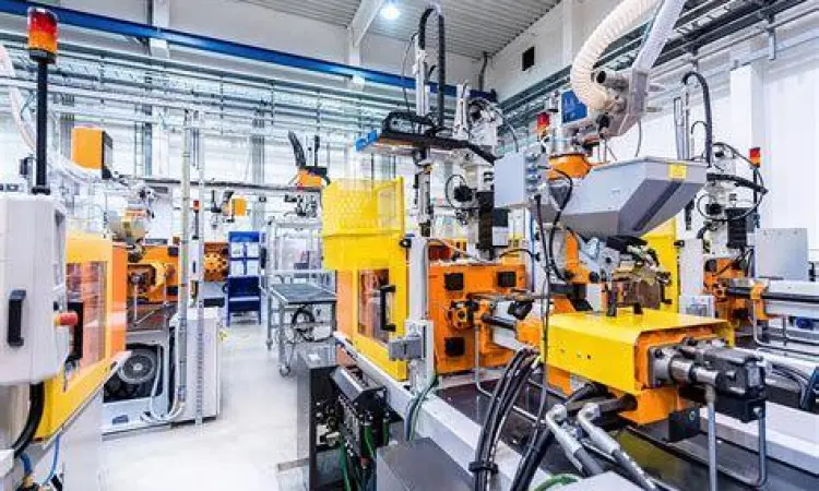 Pabrik Manufaktur Modern Suasana pabrik manufaktur modern