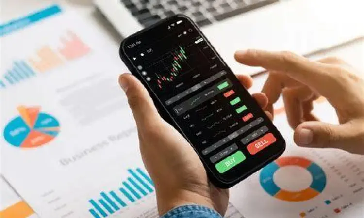 Aplikasi trading saham di smartphone