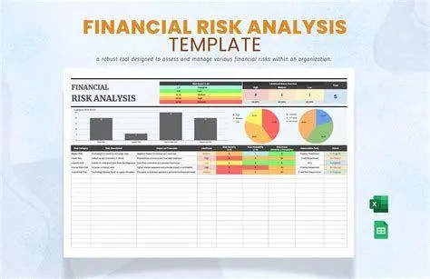 Analisis Risiko Finansial Grafik analisis risiko finansial perusahaan
