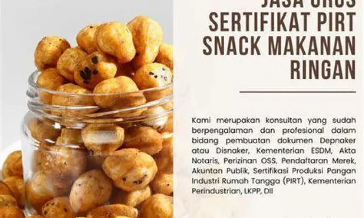 Contoh sertifikat P-IRT untuk produk UMKM