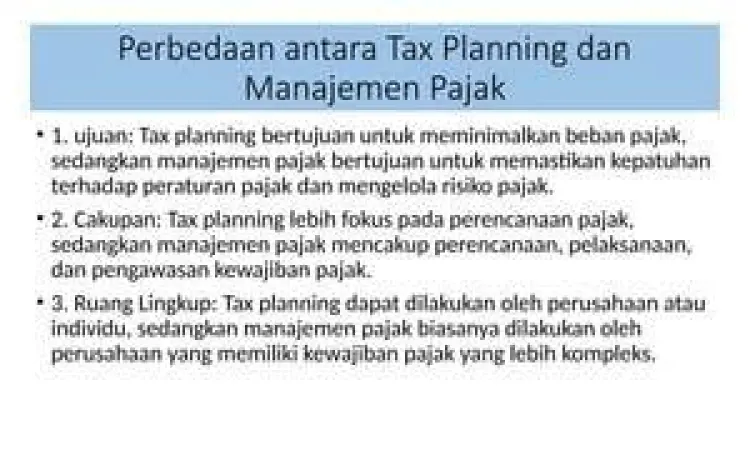 Manajemen pajak untuk efisiensi bisnis