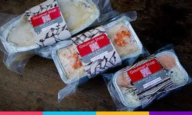 Produk frozen food dalam kemasan menarik