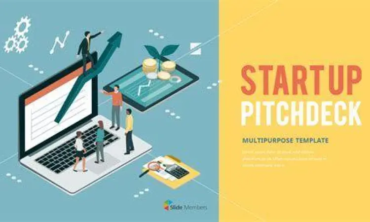 Pitching Startup Presentasi pitch deck startup di depan calon investor