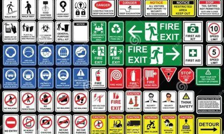 Infografis standar keselamatan kerja kontraktor