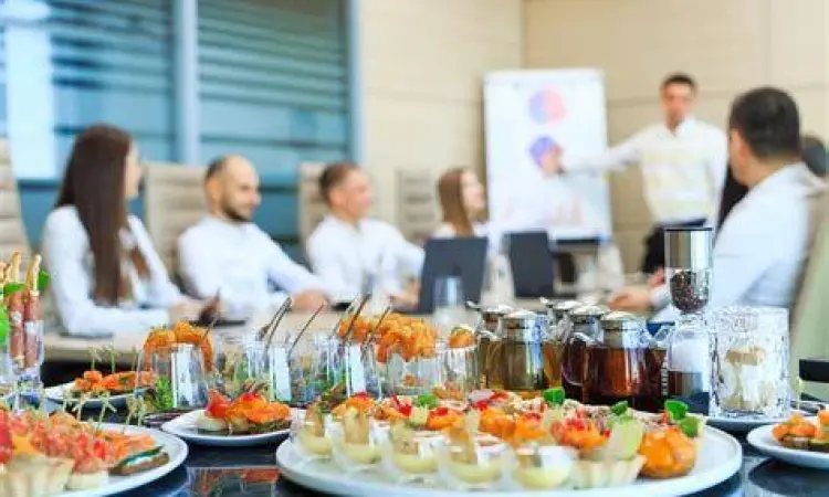 Pertemuan bisnis industri makanan