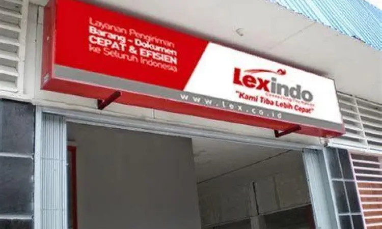 Neon Box Perusahaan Neon box perusahaan minimalis di malam hari