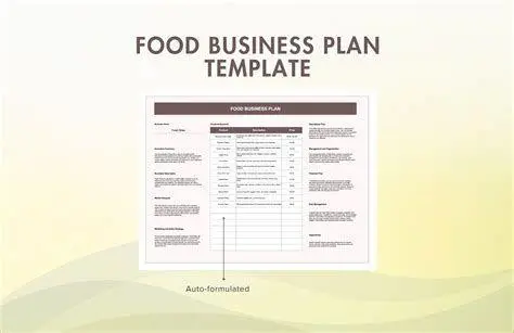 Template Proposal Bisnis Template proposal bisnis makanan
