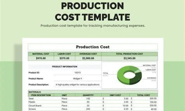 Rumus perhitungan biaya produksi dan HPP