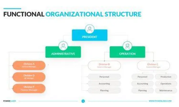 Diagram struktur fungsional sederhana untuk usaha kecil